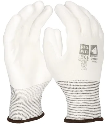 PU Handschuh "Perfect",weiß 9 (Packung à 12 Paar)