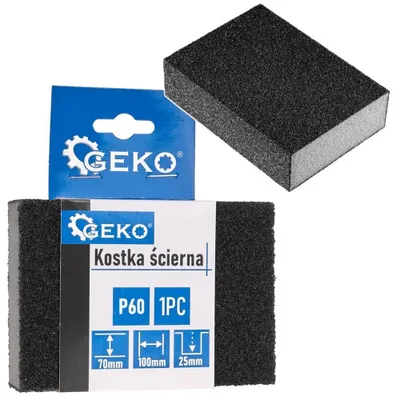 Image de GEKO Éponge abrasive 100x70x25mm, P60 G78551