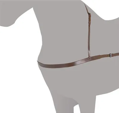 Produktbild von Hispano Hipica Western Racing Harness Vorderzeug Braun Full Braun Full