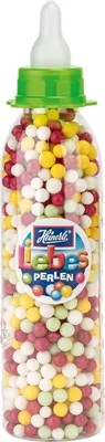 Produktbild von Heinerle Liebesperlen Babyfläschchen mit Zucker Dragees 100g