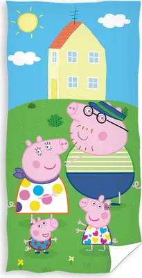 Produktbild von Babyhandtuch Peppa Pig Fun in the Garden