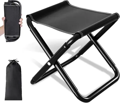 Imagen del producto de Silla plegable para camping, con capacidad de carga de hasta 200 kg, altura de 30 cm, color , ideal para actividades al aire libre