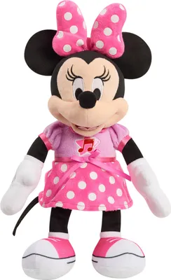 Immagine prodotto di Minnie, peluche musicale, con funzioni sonore e luminose, 30 cm, giocattolo per bambini a partire da 3 anni, MCN21
