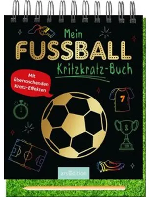 Produktbild von Mein Fußball-Kritzkratz-Buch