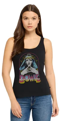 Produktbild von Spreadshirt David Bowie Egyptian Frauen Premium Tank Top, M, Schwarz