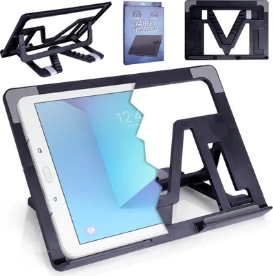 Obrázok produktu pre Vilde držiak na tablet Stojan na tablet Držiak na tablet čierny 26x18,5 cm