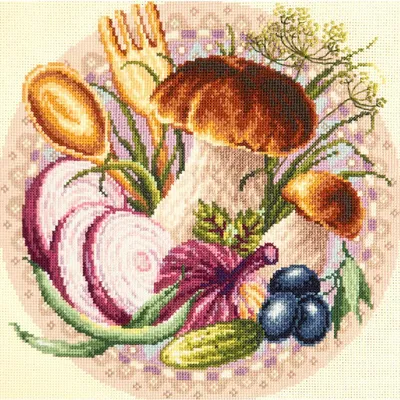 Produktbild von Magic Needle Zweigart Edition Kreuzstich Set "Lieblingssnack", Zählmuster, 27x27cm