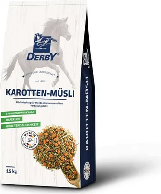 Produktbild von derby Pferdefutter Karotten-Müsli - 15 Kilogramm
