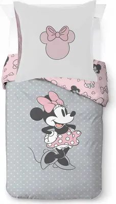 Produktbild von Disney Minnie Mouse One of a Kind Bettwäscheset aus 100 % Baumwolle für