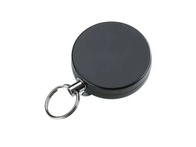 Zdjęcie produktu dla Automatyczny łańcuch zwijany Herbertz, długość 90 cm, linka stalowa, średnica kapsuły 50 mm, klips