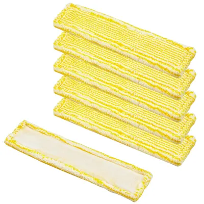 6 Mikrofasertücher für Fenstersauger, kompatibel mit Kärcher WV2/WV5