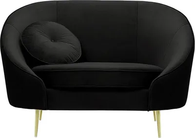 Produktbild von SLF24 - Sessel Kooper - schwarz - Velluto 20