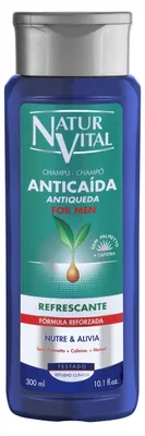 Immagine prodotto di NaturVital Shampoo anticaduta per uomo, 300ml