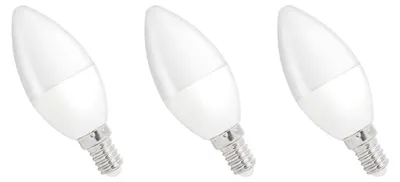 Produktbild von Spectrum E14 LED Kerzenlampe 8W 710lm 3000K Warmweiß 230V 3 Stück