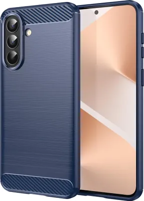 Obrázek produktu pro TPU pouzdro pro Samsung Galaxy A57 5G Carbon Fiber Design Texture Protection Case Blue