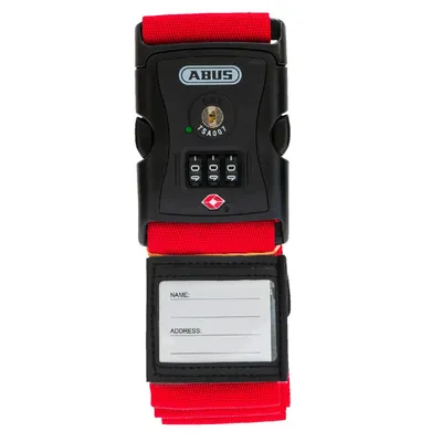 Produktbild von ABUS Kofferband-Schloss 620TSA/192 - USA Reise, Zahlencode, 1 Stk., Rot