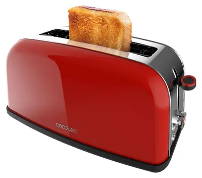Produktbild von Cecotec Vertikale Toaster Toastin' time 850 Red Long Lite