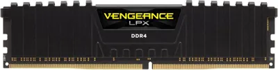 Zdjęcie produktu dla Corsair Vengeance LPX 16GB DDR4 3000MHz, 16 GB, 1 x 16 GB, DDR4, 3000 MHz, 288-pin DIMM, Czarny