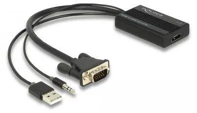 Produktbild von DELOCK HDMI zu VGA Adapter mit Audio 25 cm