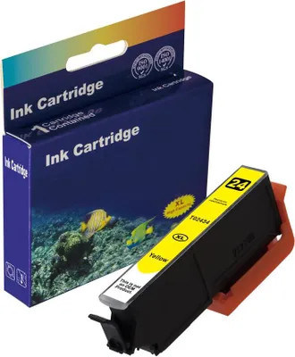 Produktbild von D&C Druckerpatronen YELLOW ersetzt 24 XL T2434  für Epson  Expression Photo XP-750 XP-760 XP-850 XP-860 XP-950 XP-960 XP-55