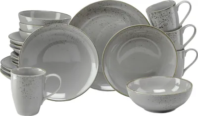 Produktbild von CreaTable, 24974, Nature Collection Stone, Kombiservice 20-tlg, Steinzeug