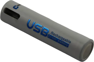 Obrázok produktu pre Avizar, batéria AAA s nabíjacím portom USB-C Li-ion 1,5 V 600 mAh 0,9 Wh, biela