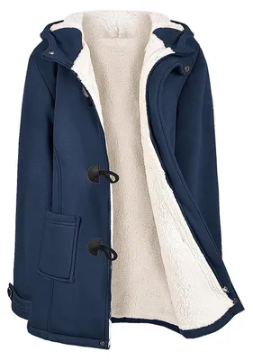 Produktbild von Dicker, fleecegefütterter Duffelmantel für Damen