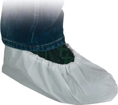 Produktbild von ASATEX Einwegüberschuh, PE, 17 cm hoch, weiß 50 Stk