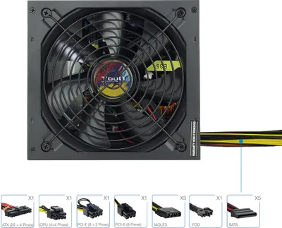 Imagen del producto de Tooq Fuente Alimentación TQAPOLO-650SP 650W