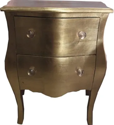 Zdjęcie produktu dla Komoda Casa Padrino Barock, złota, 63 x 36 x 78 cm - Elegancka komoda w stylu antycznym, wykonana z litego drewna