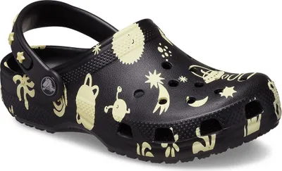 Produktbild von Crocs Classic Glow Space Holzschuhe Schwarz EU 27-28 Mädchen Schwarz EU 27-28