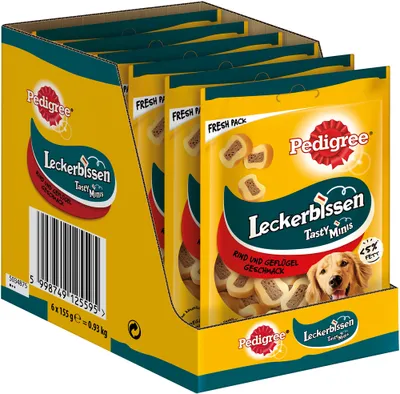 Immagine prodotto di PEDIGREE® Tasty Chewy Slices Fresh buste al gusto di manzo e pollame 6 x 155g