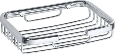 Produktbild von BYTRO Seifenkorb Messing Chrom poliert 90x130x30 mm für Bad & WC >> zum Bohren