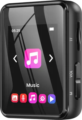 Immagine prodotto di Avizar, lettore MP3 con clip 16 GB musica e video schermo da 2 pollici, nero