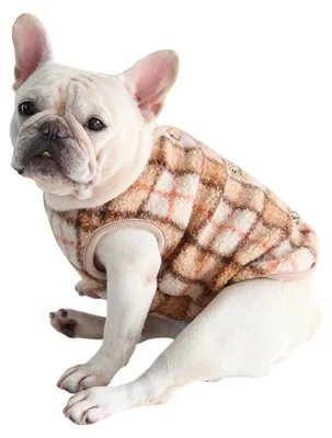Produktbild von Hundemantel für kleine Hunde – Warmer Fleece-Wintermantel – Größe S, Orange