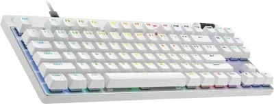 Produktbild von Logitech G PRO X RAPID - Tastatur - TKL - Hintergrundbeleuchtung - USB - QWERTZ - Deutsch - Tastenschalter: Linear - weiß