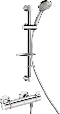 Obrázek produktu pro Delabie Duschsystem m. Brausethermostat Securitouch H9741,STOP/CHECK