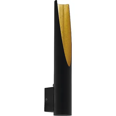 Produktbild von LED-Wandleuchte schwarz/gold 1flg. 64894