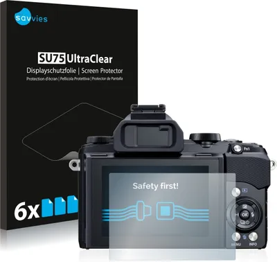 Produktbild von 6x Für Olympus Stylus 1 Schutzfolie Savvies Displayschutz Display Schutz Folie Klar Transparent