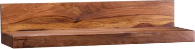 Produktbild von Wandregal MUMBAI Massiv-Holz Sheesham Holzregal 80 cm Landhaus-Stil Hänge-Regal Echt-Holz Wand-Board Natur-Produkt