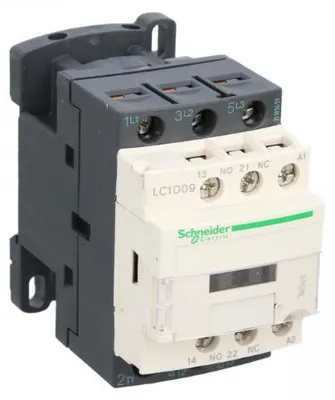 Zdjęcie produktu dla Wyłącznik nadprądowy 9A, 3-biegunowy, 42V AC, 50Hz, 1Ö 1Ö, model LC1D09D5