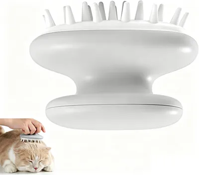 Productafbeelding van Taicols massageborstel voor katten, met antislip handvat, massagefunctie, badborstel
