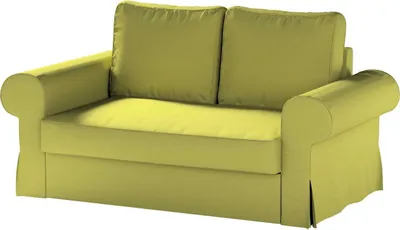 Produktbild von Dekoria Bezug für Backabro 2-Sitzer Sofa ausklappbar, limone, Bezug für Backabro 2-Sitzer Sofa