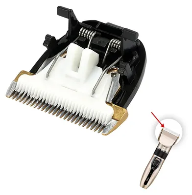 Produktbild von Ersatzscherkopf Haarschneider Keramikklinge - Keramikscherkopf - Für Haare und Tierfell - Ersatzmesser für Haarschneider Haarschneider