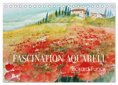 Produktbild von Faszination Aquarell - Eckard Funck (Tischkalender 2027 DIN A5 quer), CALVENDO Monatskalender