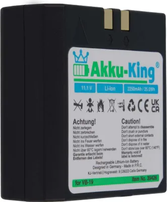Akku fuer Godox Ving 850 Flash - 2250mAh