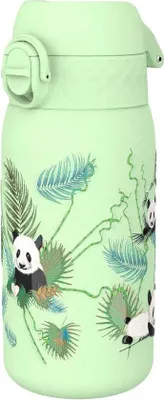 Produktbild von Famanu Kindertrinkflasche 400 ml - Edelstahl - auslaufsicher - Panda-Design