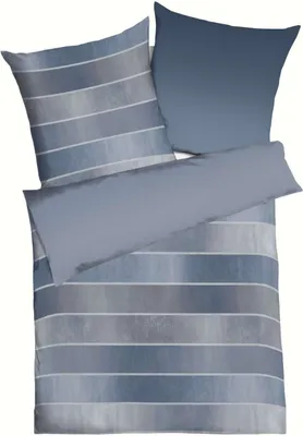 Obrázek produktu pro Kaeppel Biber oboustranné ložní prádlo Timeless 155x220 cm + 80x80 cm Modrá