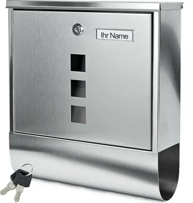 Produktbild von VERDA Briefkasten XL EDELSTAHL Wandbriefkasten Mailboxen Postkasten SN3631