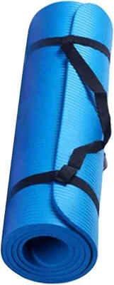 Produktbild von Dicke Sportmatte 15 mm mit rutschfester Oberfläche für Fitness und Yoga – Yogamatte – Trainingsmatte